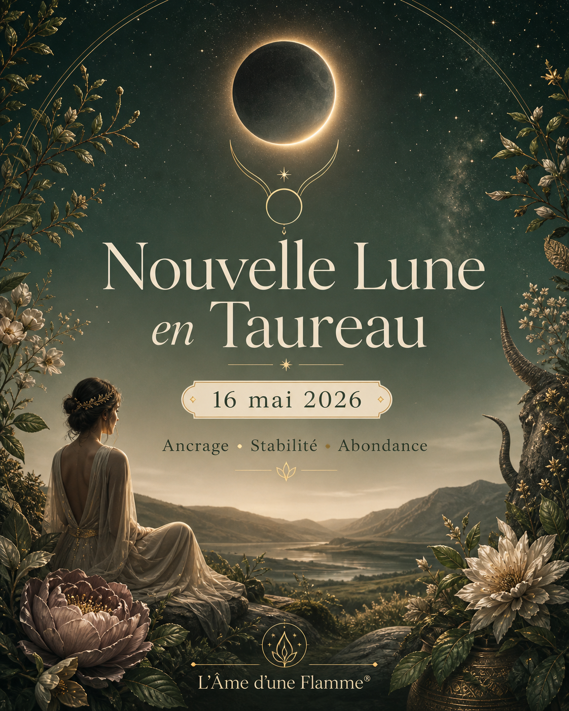 Nouvelle Lune en Taureau du 16 mai 2026 : revenir à l’essentiel, poser ses fondations et choisir la stabilité